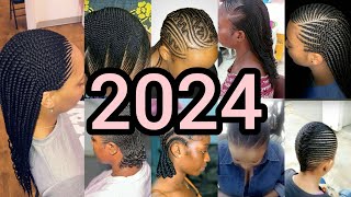 Flawless cornrows braids hairstyles for black women  Braids Hairstyles you will love in 2024 [upl. by Blondelle]