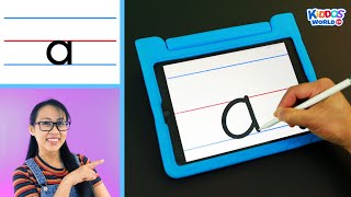 Teaching Kids How to Write Lowercase Letters of the Alphabet  Learn Small Letters AZ Handwriting [upl. by Alhan]