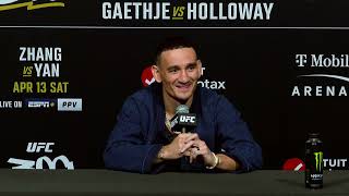 Max Holloway Fires Back at Conor McGregors Reaction to His UFC 300 Floral Shorts [upl. by Aelak]