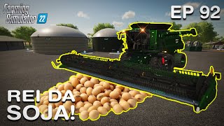 Rei da Soja  EP92  Colheita Insana Ano 8  Matopiba Map  Farming Simulator 22 [upl. by Bobina336]