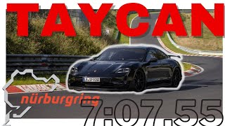 Porsche Taycan vs Tesla Model S Plaid 17Second Gap in Electric Speed Competition  Nurburgring [upl. by Aihsenot]