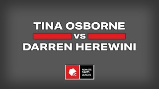 REPLAY  Tina Osborne vs Darren Herewini 🎯 Remote Darts League [upl. by Eaned]