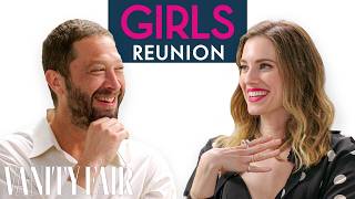 Allison Williams amp Ebon MossBachrach Reunite 7 Years After Girls  Vanity Fair [upl. by Ahsela]