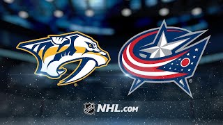 Rinne makes 35 saves in 31 win vs Blue Jackets [upl. by Zasuwa891]