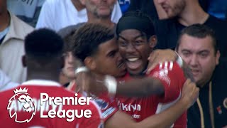 Anthony Elangas finish gives Nottingham Forest 10 lead over Chelsea  Premier League  NBC Sports [upl. by Jamila]