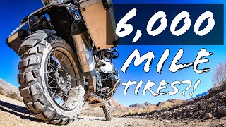 BRIDGESTONE BATTLAX AX41 6000 MILE TIRES  BMW R1200GS Adventure [upl. by Dorrahs]