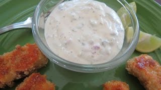 How to Make Tartar Sauce  Homemade Tartar Sauce  The Frugal Chef [upl. by Lyrrehs]