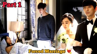 Forced Marriage 💘 of Cold CEO with Poor Girl  Part 1  Korean Drama Explained in Hindi [upl. by Faythe]