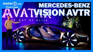 MercedesBenz VISION AVTR First Look Debut Driving Impressions [upl. by Aiz]