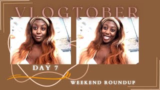 VLOGTOBER 2024  day 7  weekend roundup [upl. by Kloman]