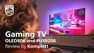 Philips Ambilight TV Gaming TV OLED806 amp PUS9206 forklart av Komplett [upl. by Storfer]