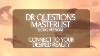 3H LOOPED DR QUESTIONS MASTERLIST Sleep and connect to your desired reality [upl. by Ruamaj]