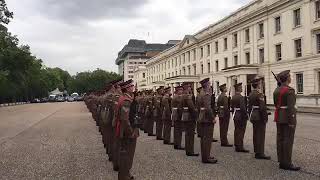 Scots guards wellington barracks birdcage walk 2017 [upl. by Eliot]