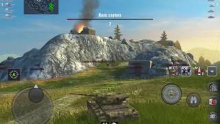 World of Tanks Blitz  T54 mod 1 first games [upl. by Atteinotna]