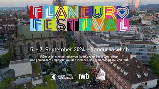 Flâneur – Das Stadtraum Festival Basel 2024  Teaser [upl. by Yonina]