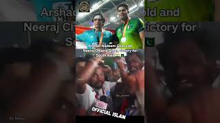 Alhamdulilah Gold Meadalist  Indian Reactions  youtubeshorts arshadnadeem olympics goldmedal [upl. by Blackmore]