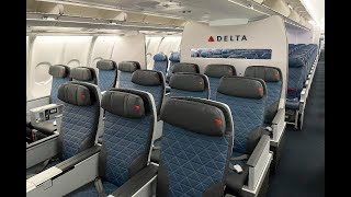 Delta A330300 cabin 3M3 4K [upl. by Nayrbo448]