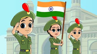 Nanha Munna Rahi Hoon Desh Ka Sipahi Hun  More Hindi Rhymes I Fun For Kids TV [upl. by Imak]