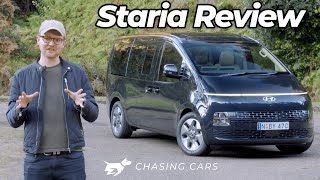 Hyundai Staria 2021 review  diesel Highlander van tested  Chasing Cars [upl. by Krause611]