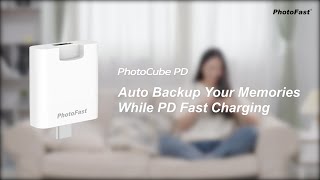 PhotoFast PhotoCube PDAuto backup while PD fast Charging [upl. by Ynohtona499]