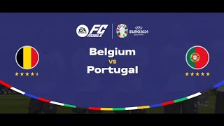 Belgium Vs Portugal UEFA Euro 2024  FC Mobile 24 Gameplay 5 fcmobile [upl. by Iblehs]