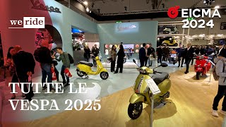 Vespa ecco la gamma 2025  LIVE da EICMA 2024 [upl. by Sternlight741]