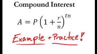 Compound Interest  Easy Example  Practice [upl. by Aikemot]