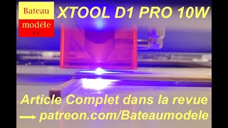 XTOOL D1 PRO 10W  Découpe et Gravure Laser de premier ordre [upl. by Gilder]