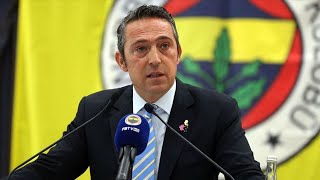 Fenerbahçe Başkanı Ali Koç açıklamalarda bulunuyor [upl. by Nnylassej248]