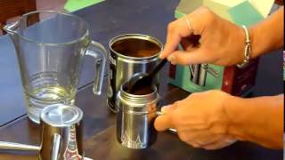 caffettiera napoletana ILSA  using neapolitan coffee maker [upl. by Inava]