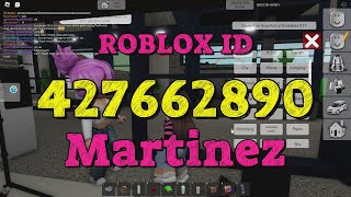 MARTINEZ Roblox Song Codes [upl. by Boulanger]