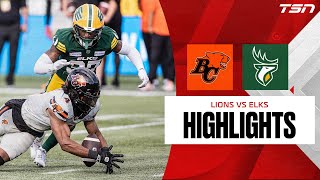 CFL WEEK 8 BC Lions vs Edmonton Elks [upl. by Bergeron]