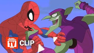 The Spectacular SpiderMan 2008  Green Goblins House of Horror Scene S1E9 [upl. by Niltag875]