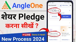 Angel one me stock pledge kaise kare  Angel one me stock pledge  How to pledge stock in angel one [upl. by Nor161]