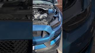 Boosting a GT350 is WILDDD trending mustang automobile car shorts boost viral [upl. by Nyletak]