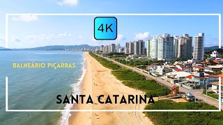 Espetacular Vídeo Santa Catarina Balneário Piçarras em 4k Ultra HD [upl. by Litha623]