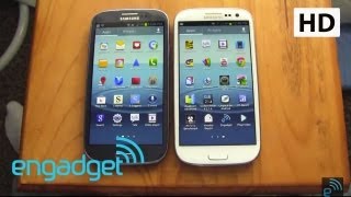 Samsung Galaxy S III review shootout ATampT vs Sprint  Engadget [upl. by Malda]