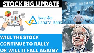 CANARA BANK SHARE LATEST NEWS WITH FUNDAMENTAL amp TECHNICAL ANALYSIS  WILL CANARA BANK FALL FURTHER [upl. by Ennad]