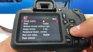 Canon 2000D How to select RAWJPEG [upl. by Schreib]