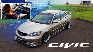 VTECÃO HONDA CIVIC ARO 18 TALA 9quot5  KIT MUGEN  Canal 7008films [upl. by Ellednek840]