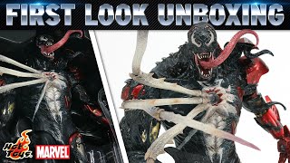 Hot Toys Venomized Iron Man SpiderMan Maximum Venom Figure Unboxing  First Look [upl. by Une]