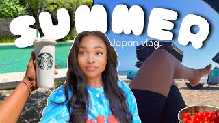 JAPAN SUMMER VLOG Summer goals Go outside  Beach days [upl. by Ha]