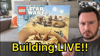 Building the Desert Skiff amp Sarlacc Pit LIVE [upl. by Delija40]