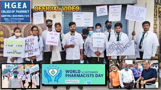 World Pharmacist Day 2021  HGEA College Of Pharmacy  Bokaro Steel City  Pharmacy Day  Road Rally [upl. by Roid]