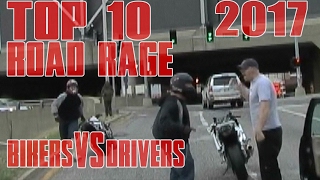 TOP 10 Motorcycle ROAD RAGE In America Compilation Video Biker VS Driver ANGRY People STUPID Drivers [upl. by Iveel418]