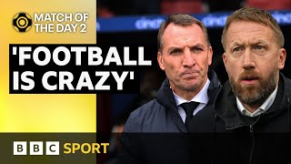 Chelseas Graham Potter amp Leicesters Brendan Rodgers sacked on same day  Match of the Day 2 [upl. by Milurd123]