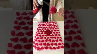 DIY Glitter Red Roses  Valentines Day Gift Ideas [upl. by Rotciv]