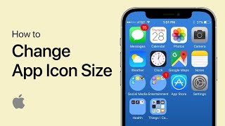 How To Change App Icon Size on iPhone amp iPad [upl. by Zetnas]