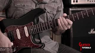 The Final Countdown Europe  Solo  Guitar Tutorial with Antonio Cordaro [upl. by Chrysler267]