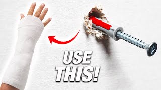 FIX Loose And Damaged Drywall Anchor Plugs in SECONDS 3rd Method Is the FASTEST How To DIY [upl. by Dickinson]